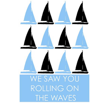 Adam Bridgland - We Saw You Rolling On The Waves courtesy of TAG Fine Arts