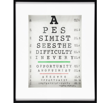 A Pessimist Sees The...(Churchill)