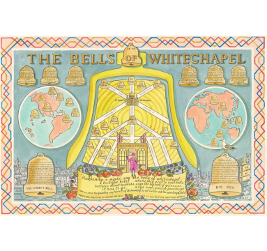 Adam Dant - The Bells of Whitechapel (digital print) - courtesy of TAG Fine Arts