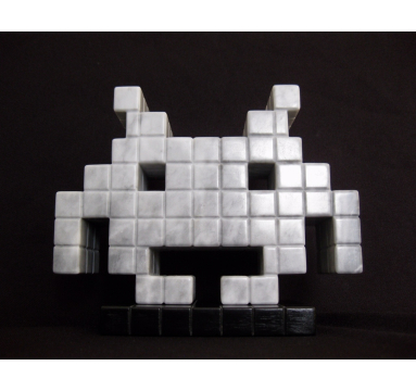 Chris Mitton - Medium Space Invader (Second Maquette) (detail) - courtesy of TAG Fine Arts