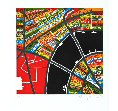 Stanley Donwood - London courtesy of TAG Fine Arts