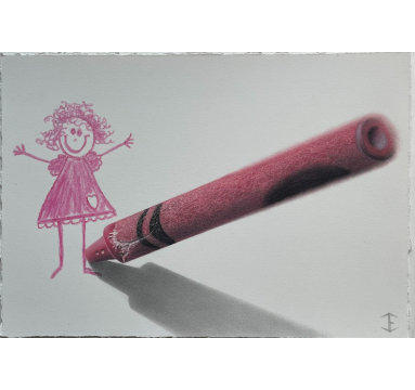 Doodle Crayola Smiling Pink