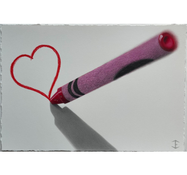 Doodle Crayola Red Heart