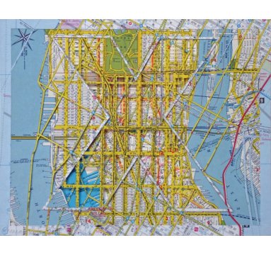 Emma Johnson - X (You Are Here) - Midtown: Chelsea/ West Village - courtesy of TAG Fine Arts