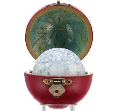 Full Moon (Red Nappa Pocket Case with Azure Celestial Interior)