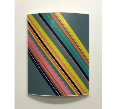 Christian Newton - Painted Curve Untitled No. 14 - courtesy of TAG Fine Arts