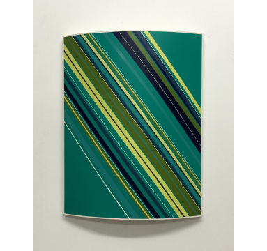 Christian Newton - Painted Curve Untitled No. 24 - courtesy of TAG Fine Arts