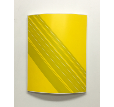 Christian Newton - Painted Curve Untitled No. 5 - courtesy of TAG Fine Arts