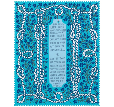  Rob Ryan - The Secret Wasn't Something Hidden Within (Blue) - courtesy of TAG Fine Arts