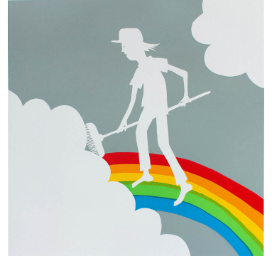 Rob Ryan - Sweeping The Clouds Away - courtesy of TAG Fine Arts