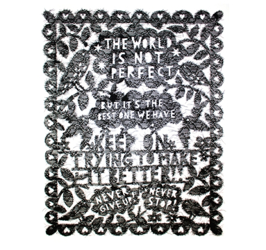Rob Ryan - The World Is Not Perfect - courtesy of TAG Fine Arts