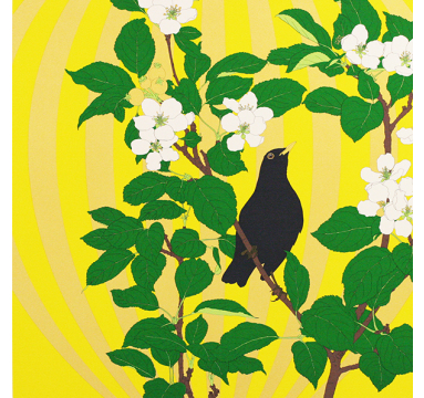Robin Duttson - Apple Blossom Graphic Impression 1 - courtesy of TAG Fine Arts