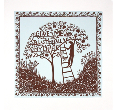 Rob Ryan - Give Me Work courtesy of TAG Fine Arts