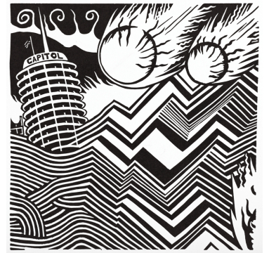 Stanley Donwood - Capitol courtesy of TAG Fine Arts