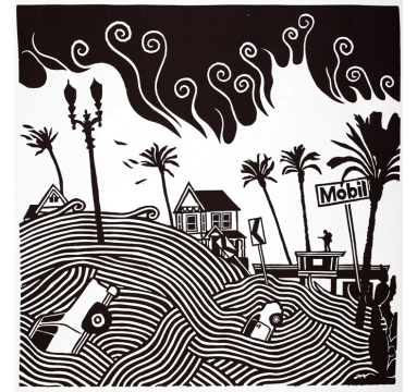 Stanley Donwood - Mobil courtesy of TAG Fine Arts