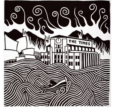 Stanley Donwood - Times courtesy of TAG Fine Arts