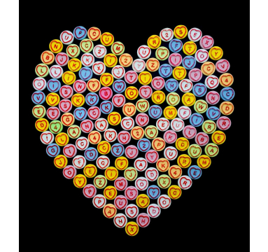 Love with Love Hearts