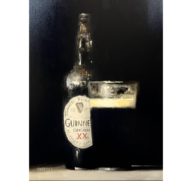 Glass and Bottle of Guinness XL