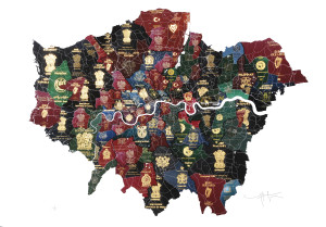 Yanko Tihov - London Passport Map - courtesy of TAG Fine Arts - Copy