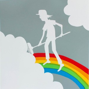 Rob Ryan - Sweeping The Clouds Away - courtesy of TAG Fine Arts