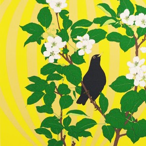 Robin Duttson - Apple Blossom Graphic Impression 1 - courtesy of TAG Fine Arts