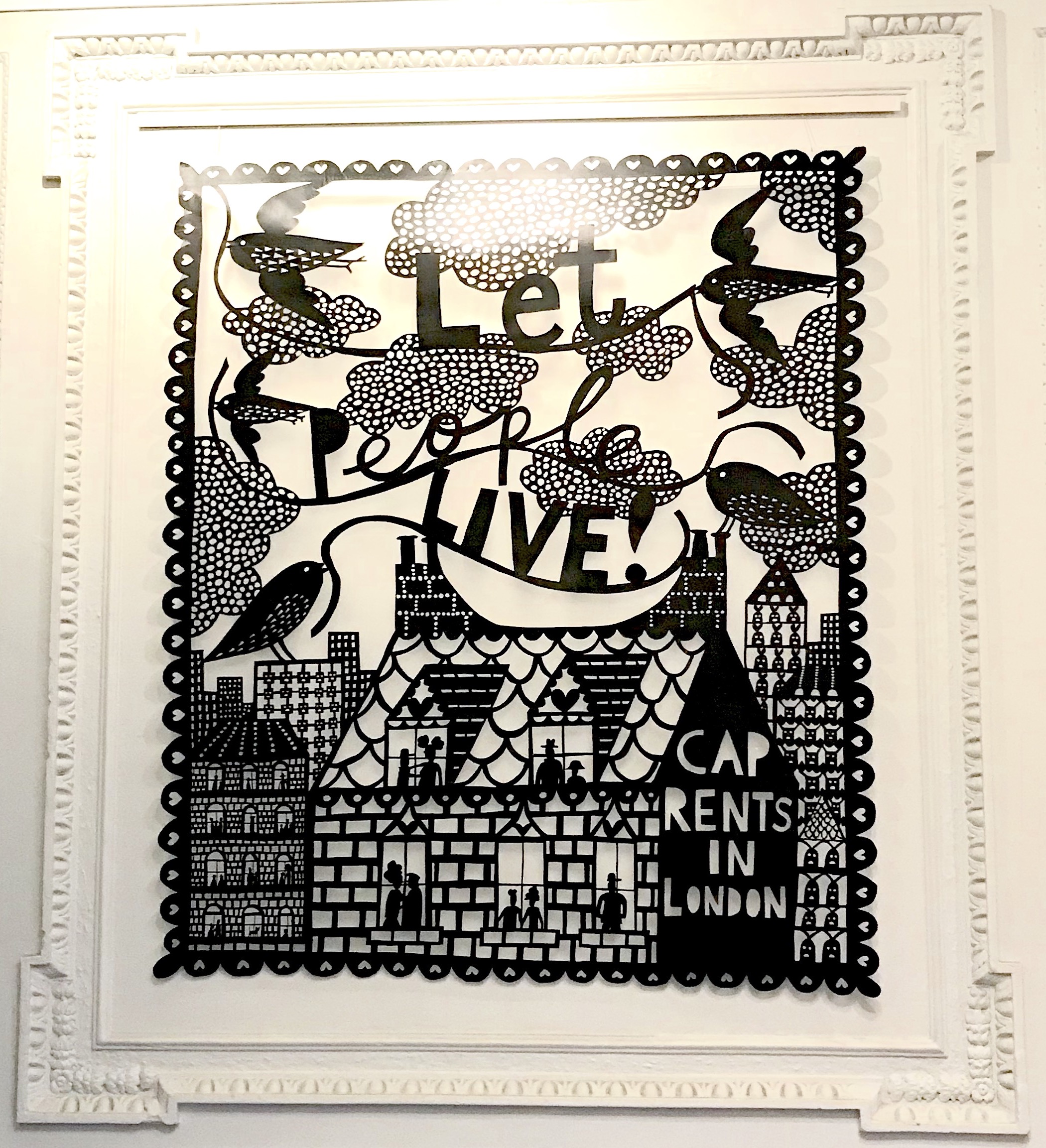 Rob Ryan solo show at the William Morris Gallery