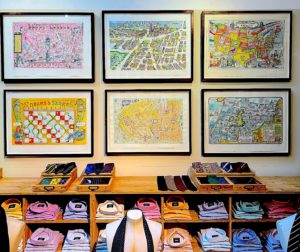 Adam Dant's Political Maps Exhibition at Drakes, Mayfair