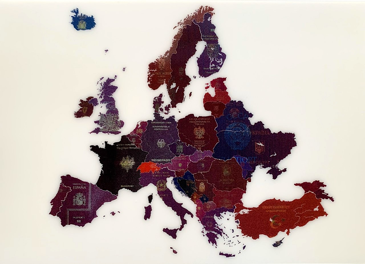 Europe Contemporary Cold War by Yanko Tihov, available at TAG Fine Arts 