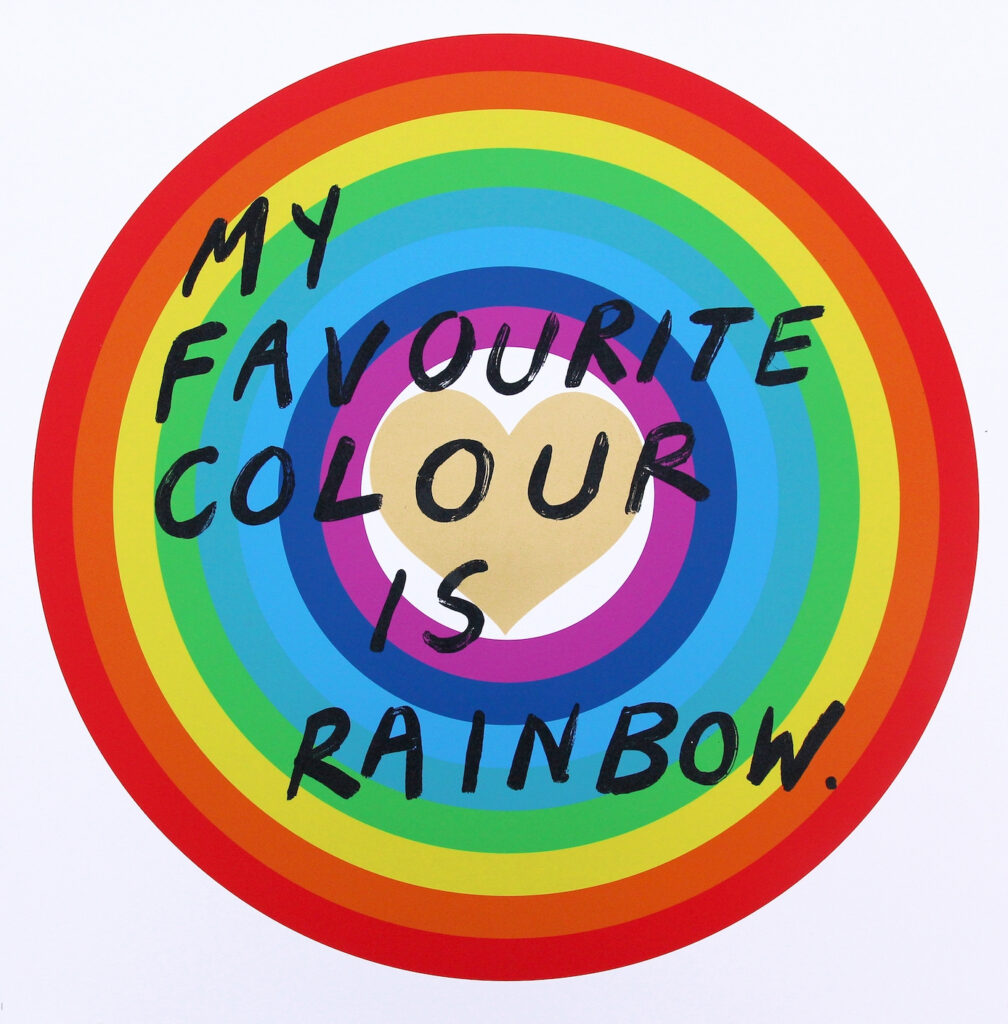 TAG Fine Arts Gift Guide - Adam Bridgland, My Favourite Colour is Rainbow